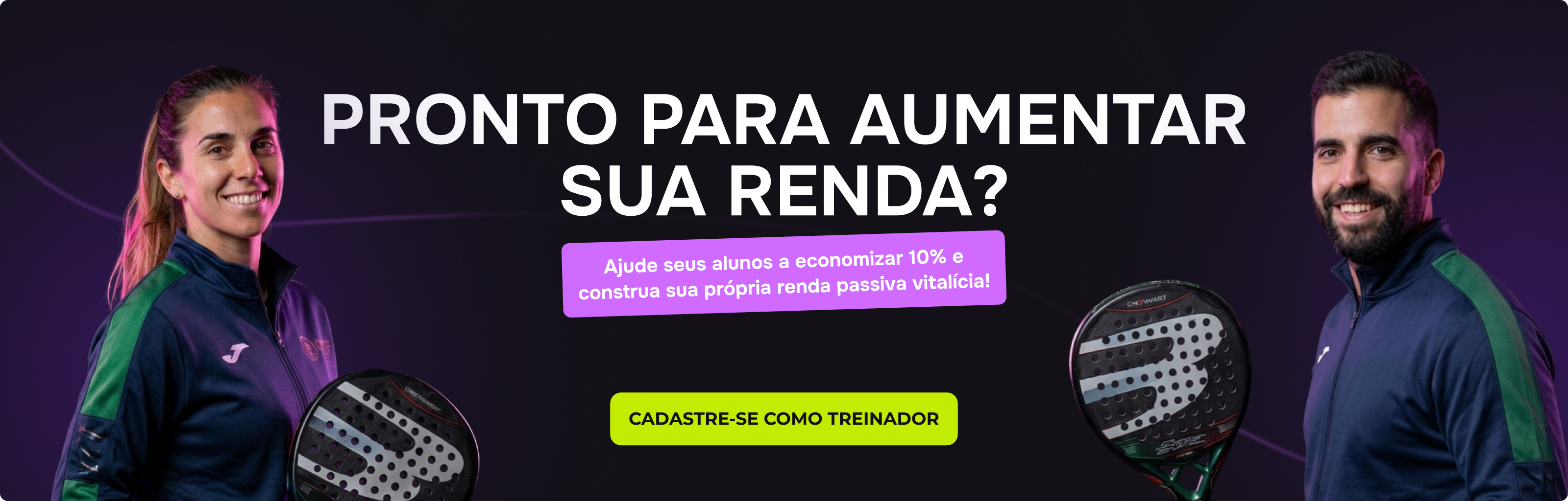 Recompensas para treinadores