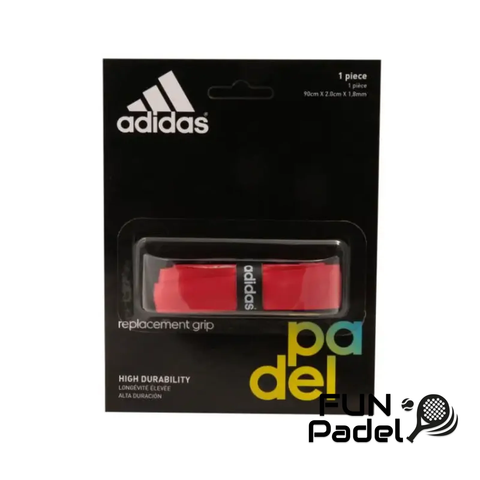 Overgrip Adidas Vermelho GR01RD - imagem 1