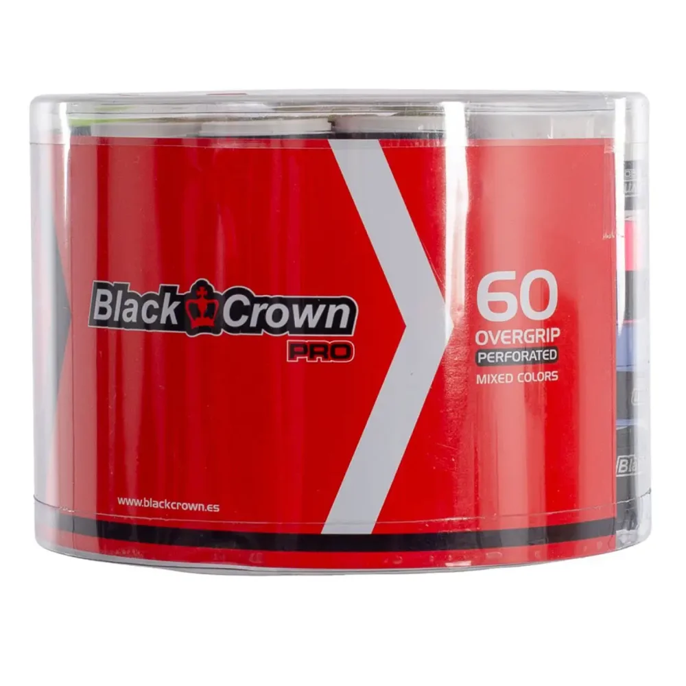BUCKET 60 Black Crown Multicolor Perforated Overgrips - image 1
