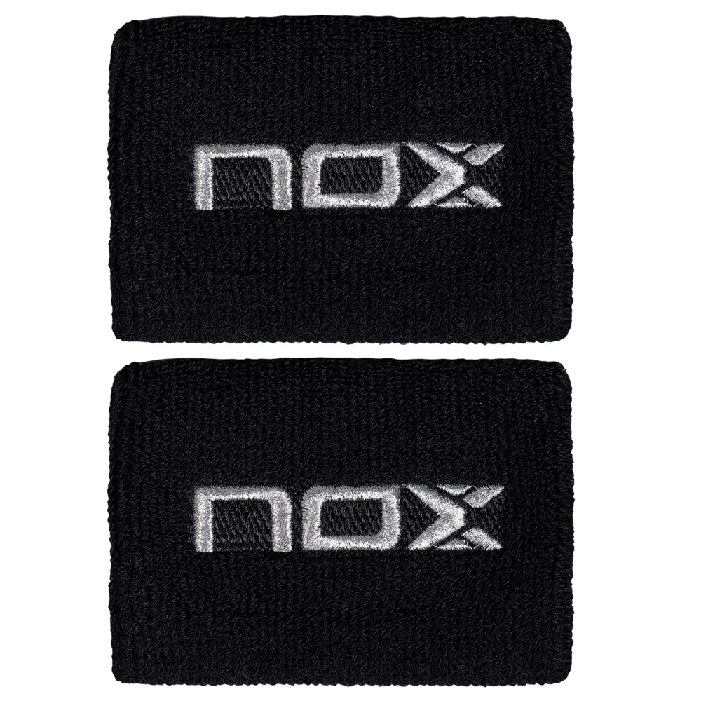 Nox Sport Wristbands Black White – Proteção Confortável para os Pulsos no Padel imagem 2 Nox Sport Wristbands Black White – Proteção Confortável para os Pulsos no Padel - imagem 2