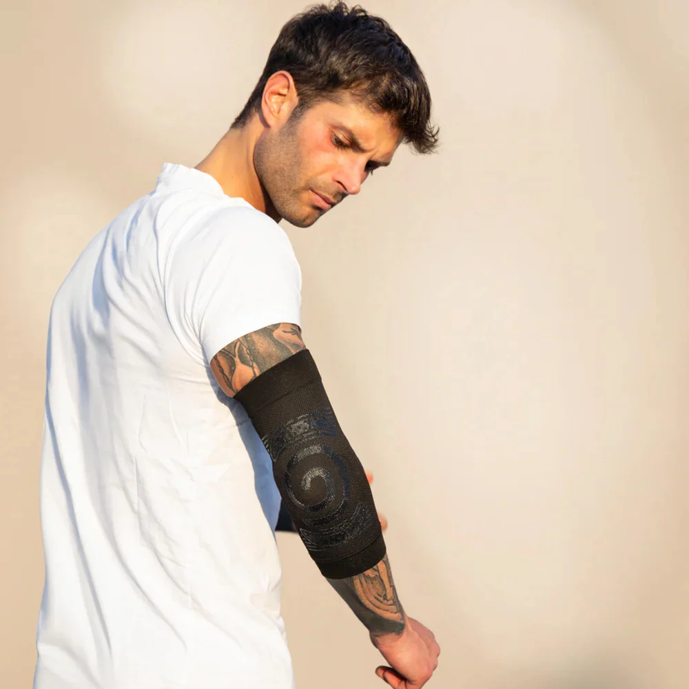 Floky ELBOW Support Elbow Brace Black — Estabilização Biomecânica do Cotovelo - imagem 5