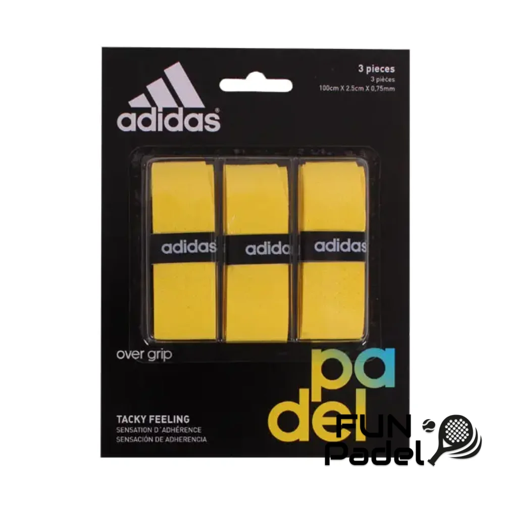 YELLOW Adidas 3-Unit Overgrip – Comfortable and Reliable Grip for Professionals - image 1