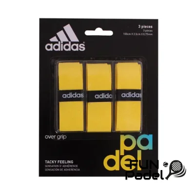 YELLOW ADIDAS 3-UNIT OVERGRIP