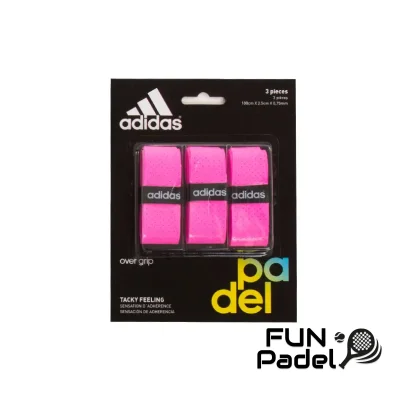 PINK ADIDAS 3-UNIT OVERGRIP