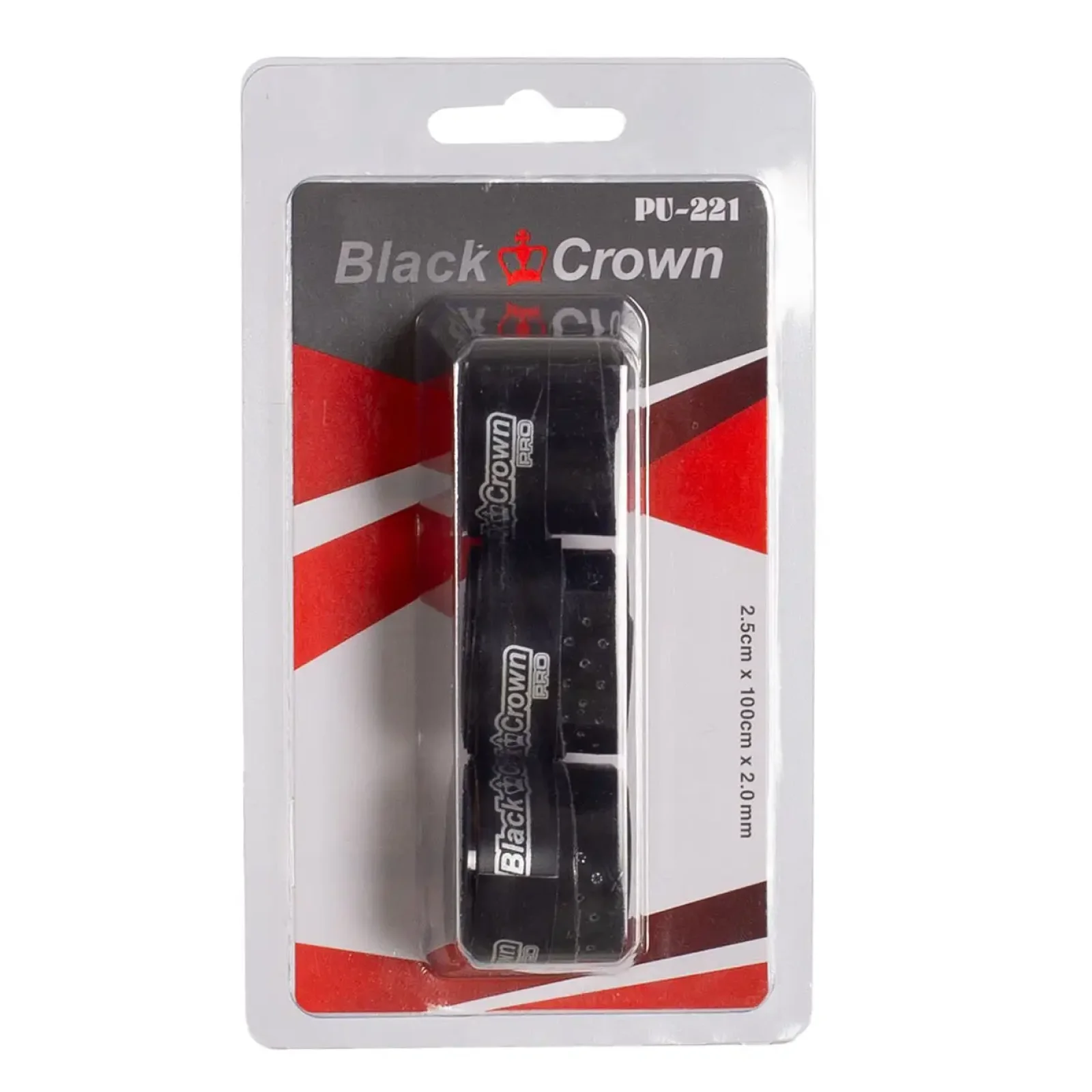 BLISTER 3 Black Crown Overgrips Pretos - imagem 1