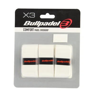 WHITE BULLPADEL OVERGRIPS 3 UNITS GB-1200