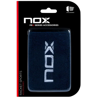 Nox sport wristbands Navy Blue White
