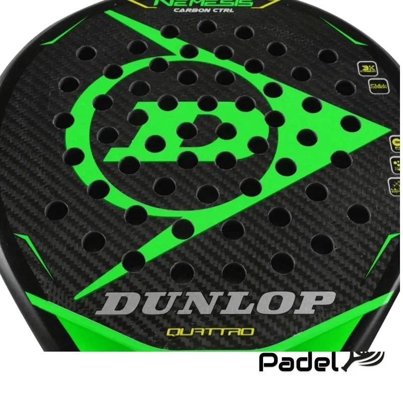 Raquete de padel Dunlop Nemesis Carbon Control — controlo máximo com precisão e conforto - imagem 5