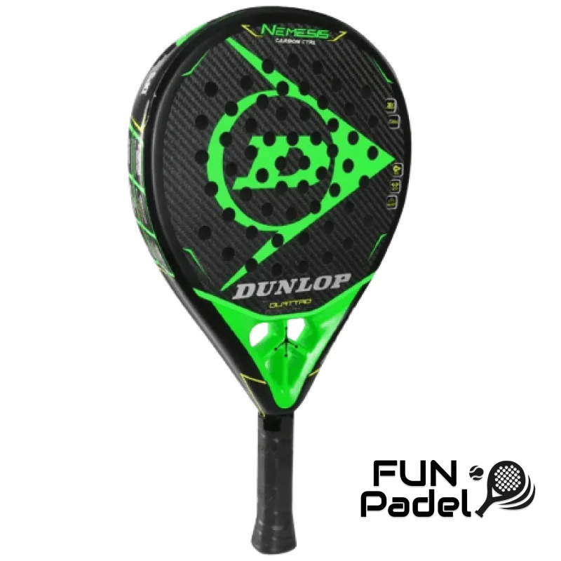 Raquete de padel Dunlop Nemesis Carbon Control — controlo máximo com precisão e conforto - imagem 2