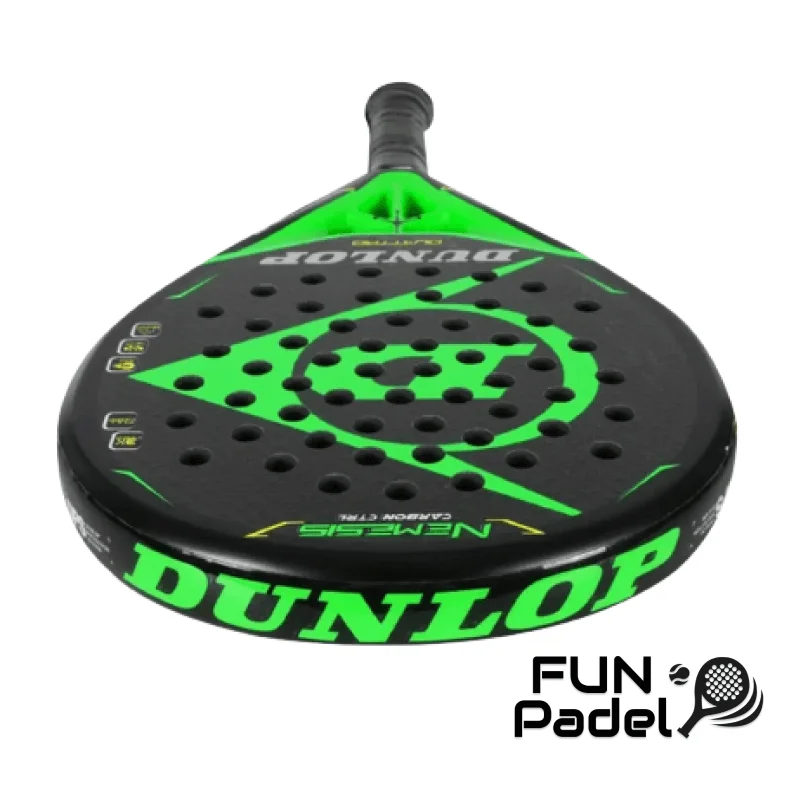 Raquete de padel Dunlop Nemesis Carbon Control — controlo máximo com precisão e conforto - imagem 4