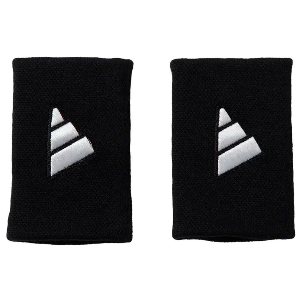 Adidas Long Wristband L Pair Black White – Munhequeiras Compridas para Padel - imagem 1