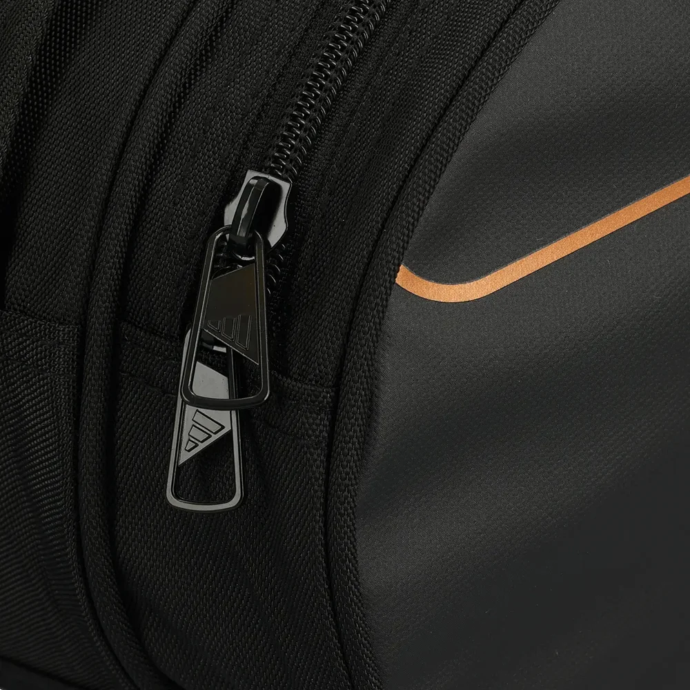 Mochila Adidas Carbon Control Padel Bag Black Copper — mochila estilosa para padel com compartimento espaçoso - imagem 4