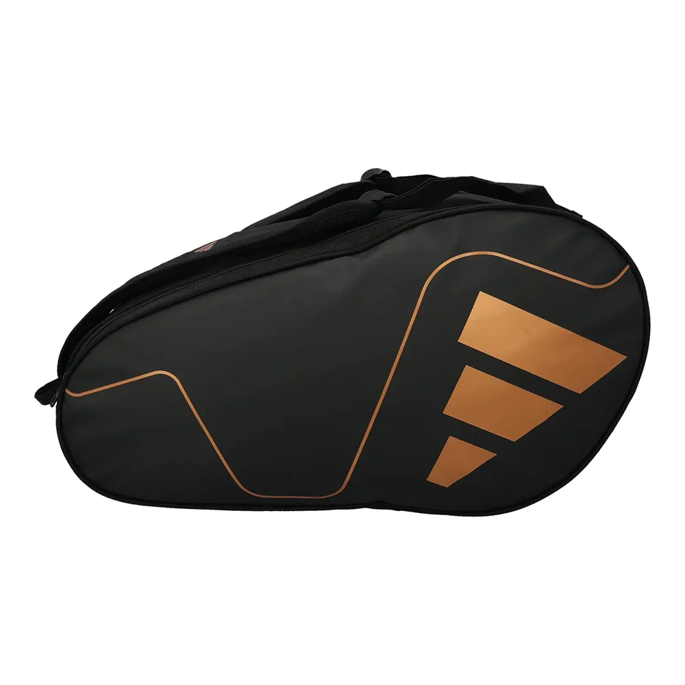Mochila Adidas Carbon Control Padel Bag Black Copper — mochila estilosa para padel com compartimento espaçoso - imagem 1