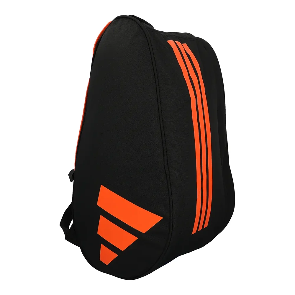 Mochila Adidas Control Padel Bag Black and Orange — mochila estilosa com compartimento para raquete - imagem 3