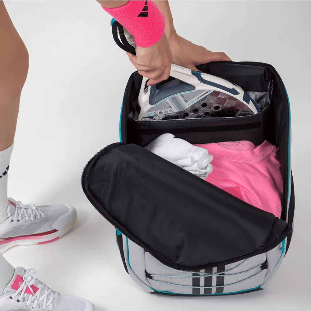 Adidas Protour 3.4 Offwhite 2025 – mochila 40L com Thermal Compartment para raquete - imagem 7