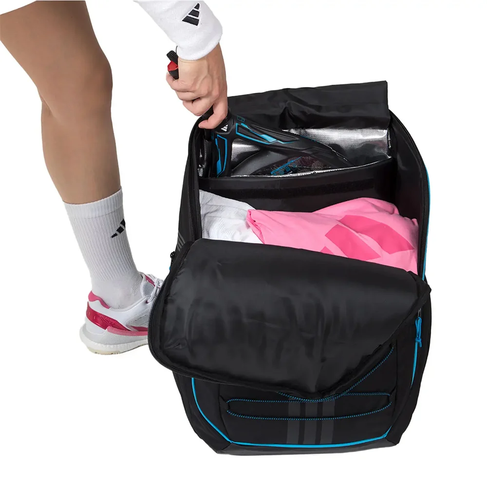 Adidas Protour Black Backpack 3.4 2025 – mochila ergonómica para raquetes de padel - imagem 5