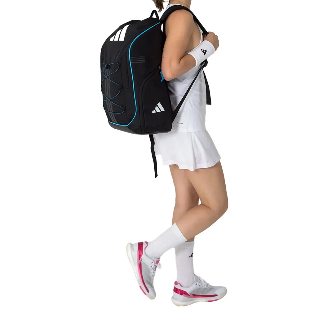Adidas Protour Black Backpack 3.4 2025 – mochila ergonómica para raquetes de padel - imagem 6
