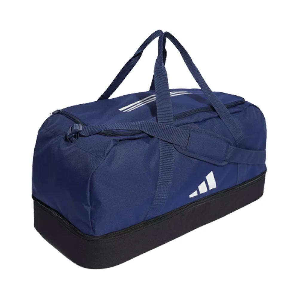 Adidas Tiro League duffel bag LARGE Blue – saco desportivo 50L com compartimento para calçado - imagem 3