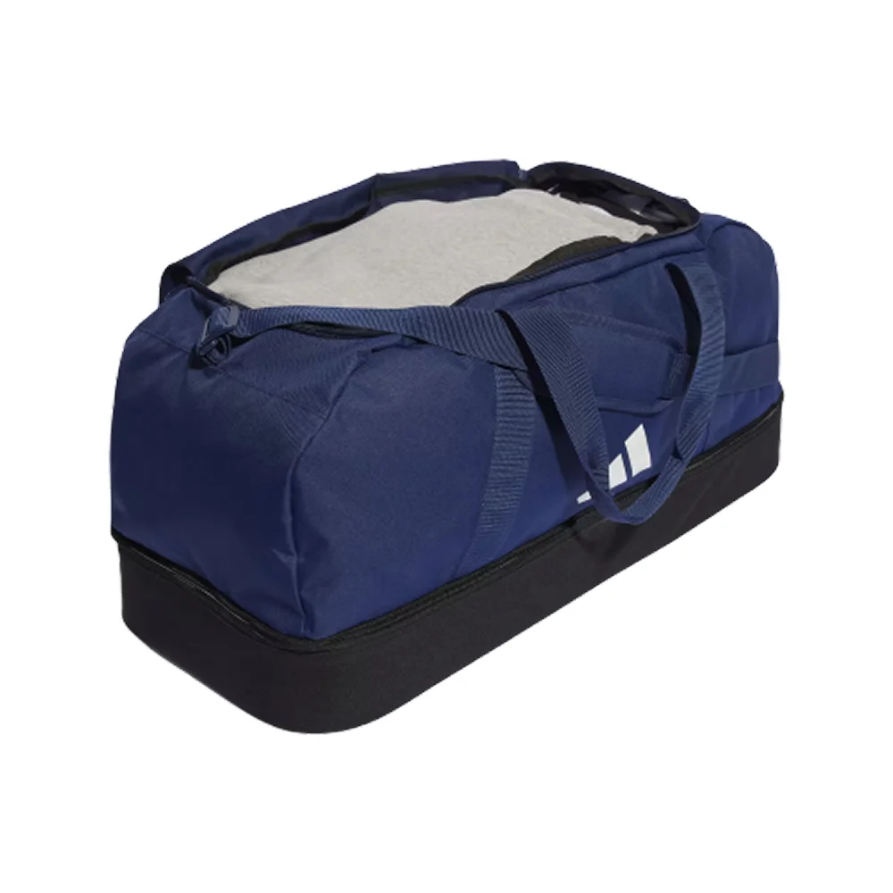 Adidas Tiro League duffel bag LARGE Blue – saco desportivo 50L com compartimento para calçado - imagem 4