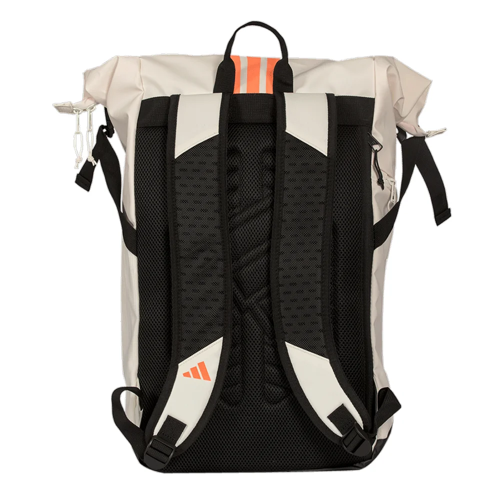 Adidas Multigame White Backpack 2026 — mochila padel rolltop versátil - imagem 3