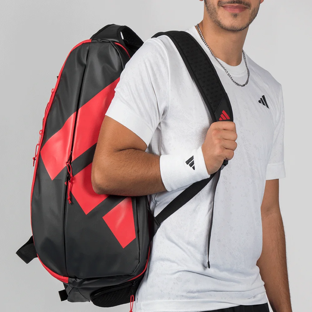 Adidas Multigame Red Racquet Bag – Ale Galán 2026 — design forte e proteção térmica - imagem 4