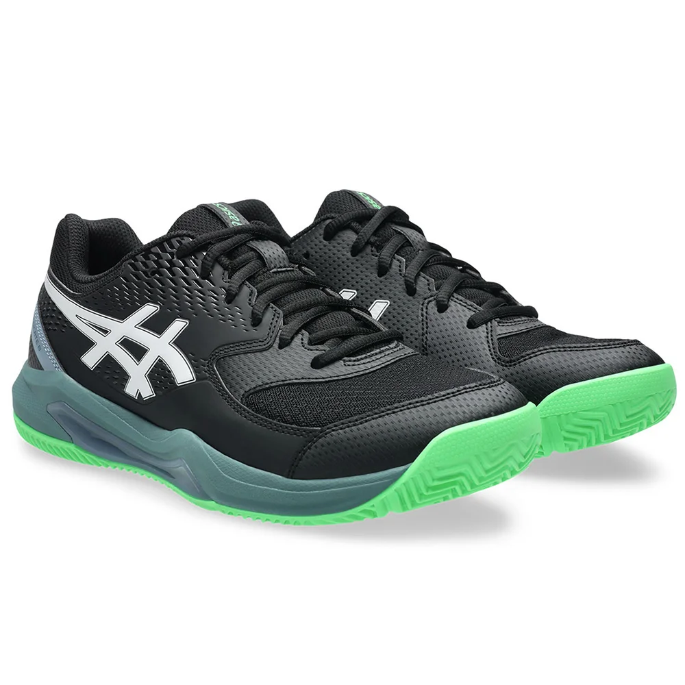 Asics Gel-Dedicate 8 Padel Men Black Vital Green — soft cushioning and reliability during training - image 3