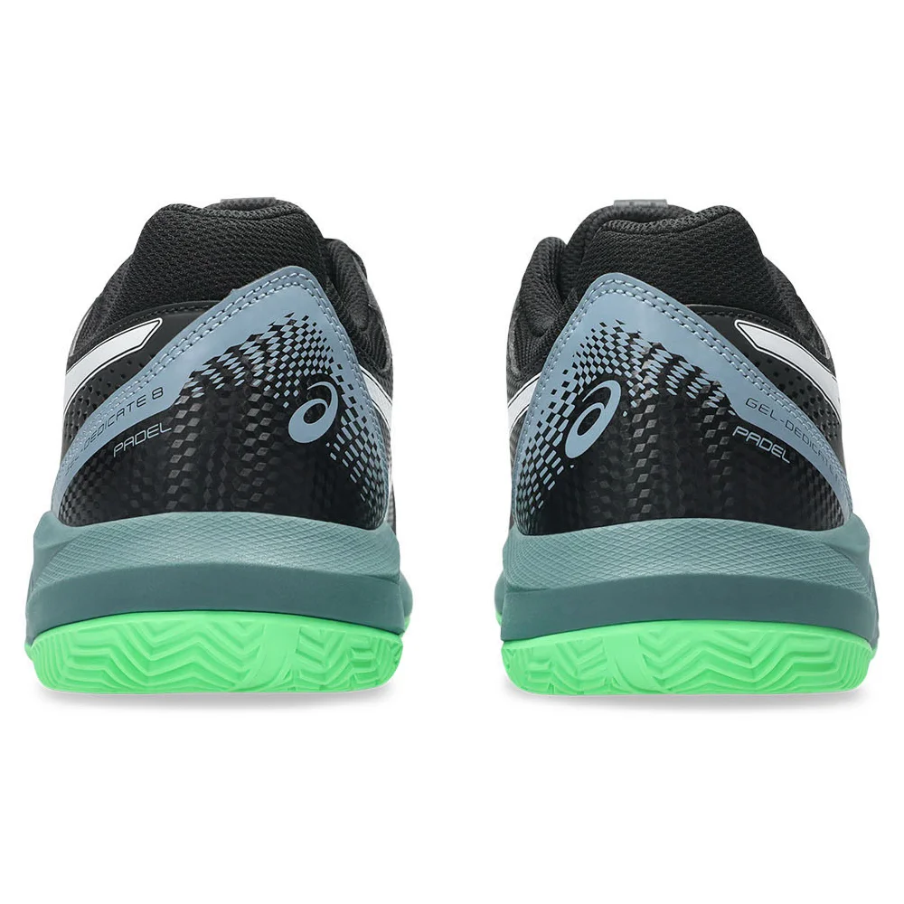 Asics Gel-Dedicate 8 Padel Men Black Vital Green — soft cushioning and reliability during training - image 6