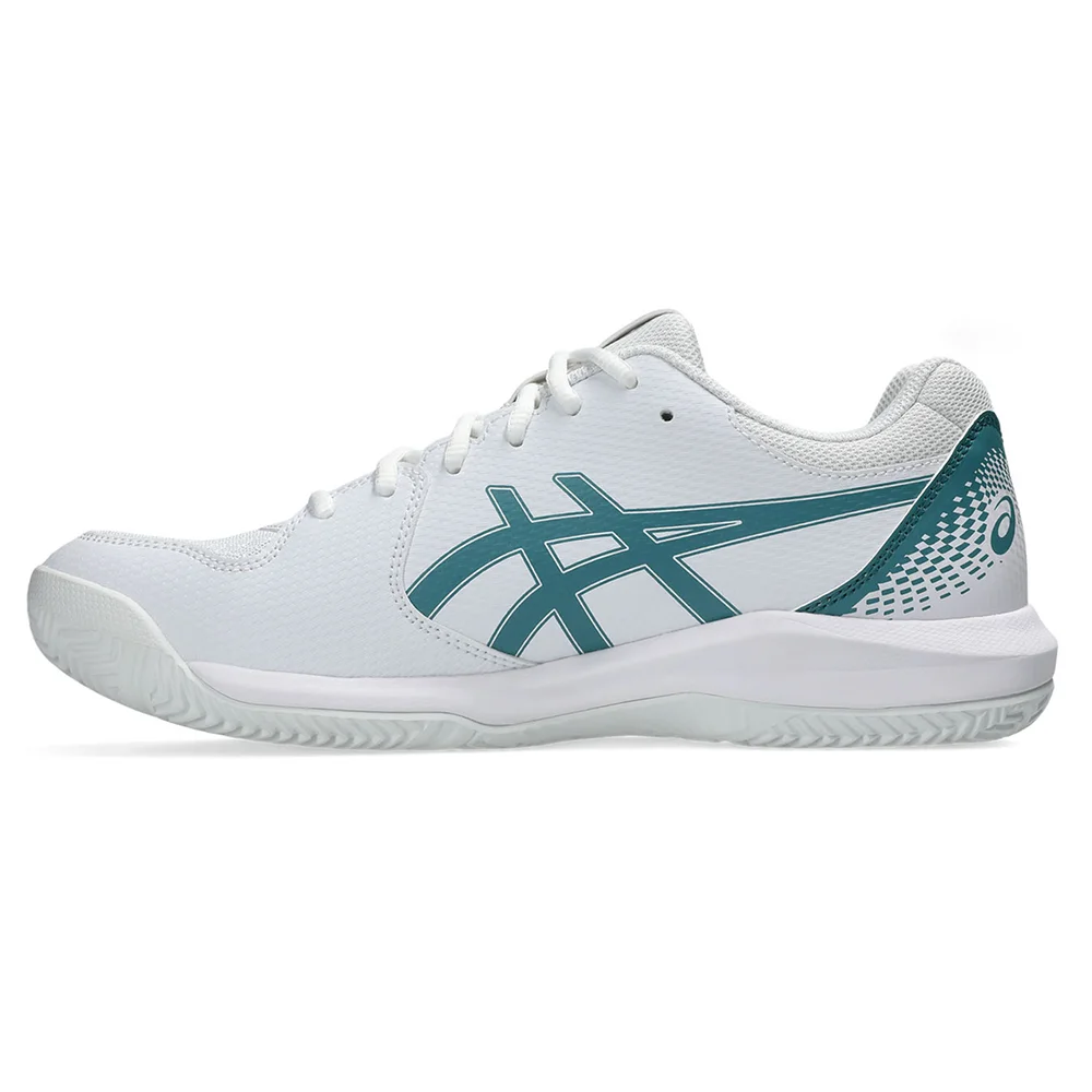 Asics Gel-Dedicate 8 Padel Men White Misty Pine — calçado de padel masculino com estabilidade e amortecimento - imagem 2