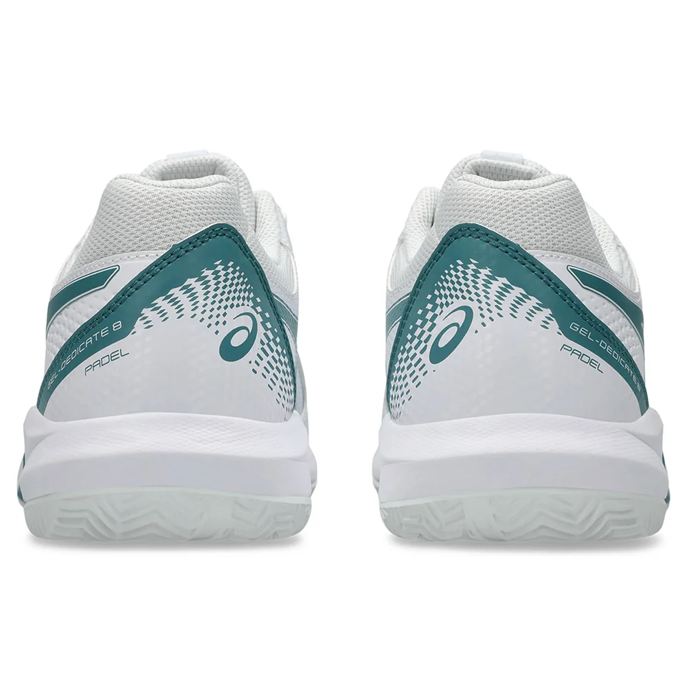 Asics Gel-Dedicate 8 Padel Men White Misty Pine — calçado de padel masculino com estabilidade e amortecimento - imagem 6