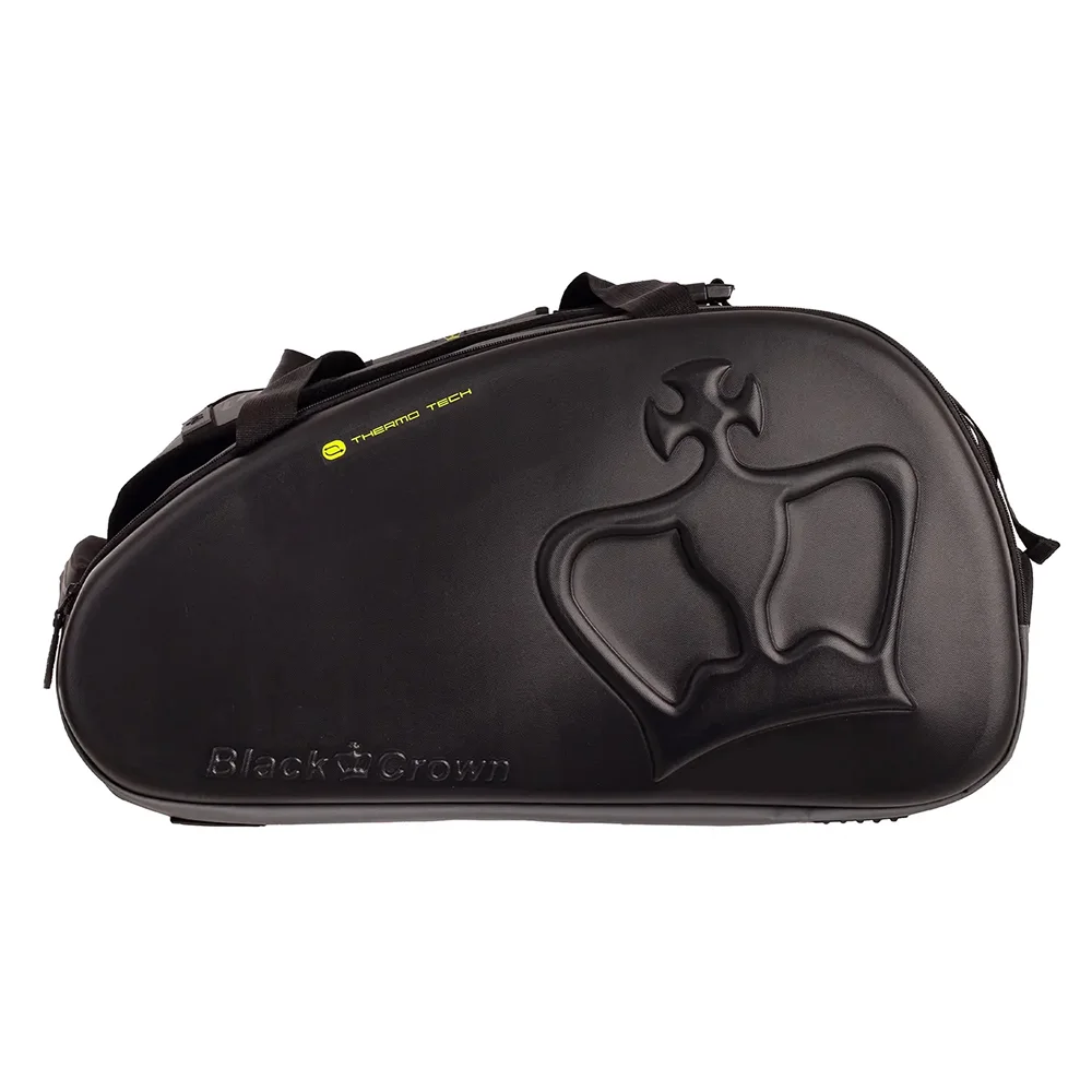 Black Crown Padel Bag Wonder Pro Hard 2.0 Black – saco médio com compartimento térmico e ventilado - imagem 1