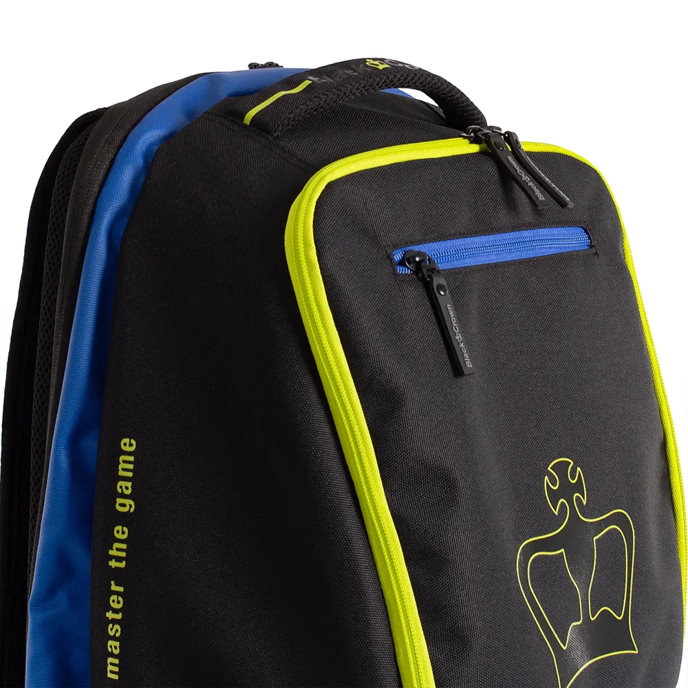 Mochila Black Crown Raptor Epic Energy Blue Yellow – resistente e funcional para padel - imagem 6