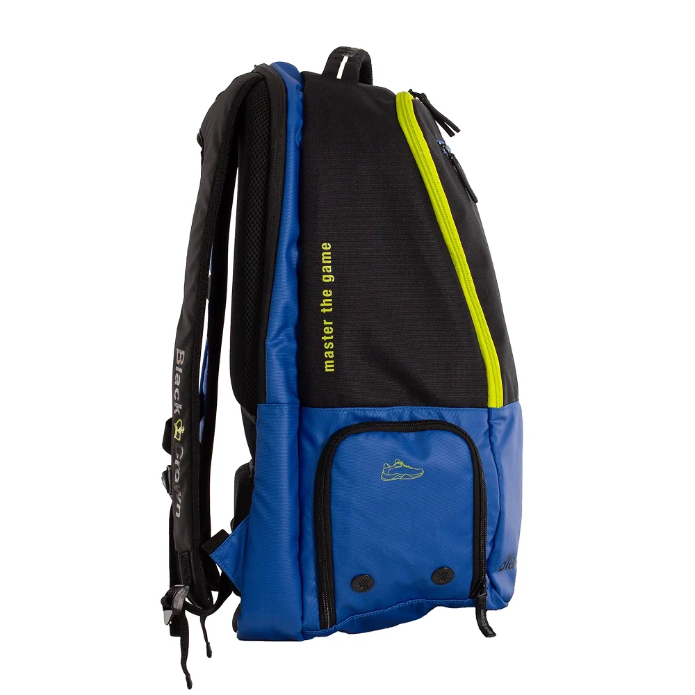 Mochila Black Crown Raptor Epic Energy Blue Yellow – resistente e funcional para padel - imagem 4