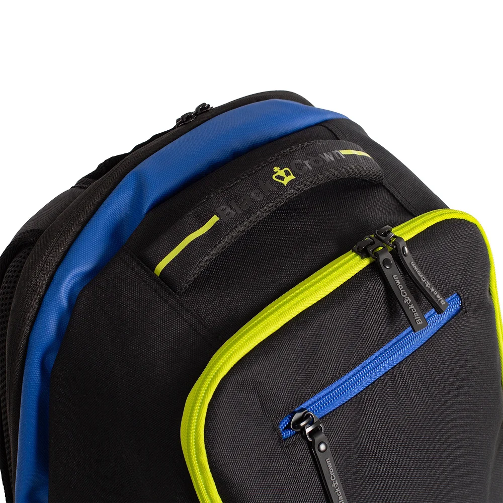 Mochila Black Crown Raptor Epic Energy Blue Yellow – resistente e funcional para padel - imagem 5