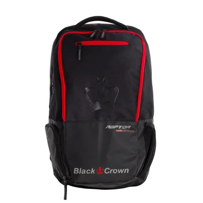 Black Crown Backpack Raptor Red