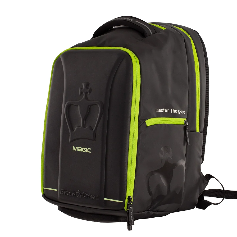 Black Crown Backpack Magic Black Yellow — stylish and comfortable padel backpack - image 2