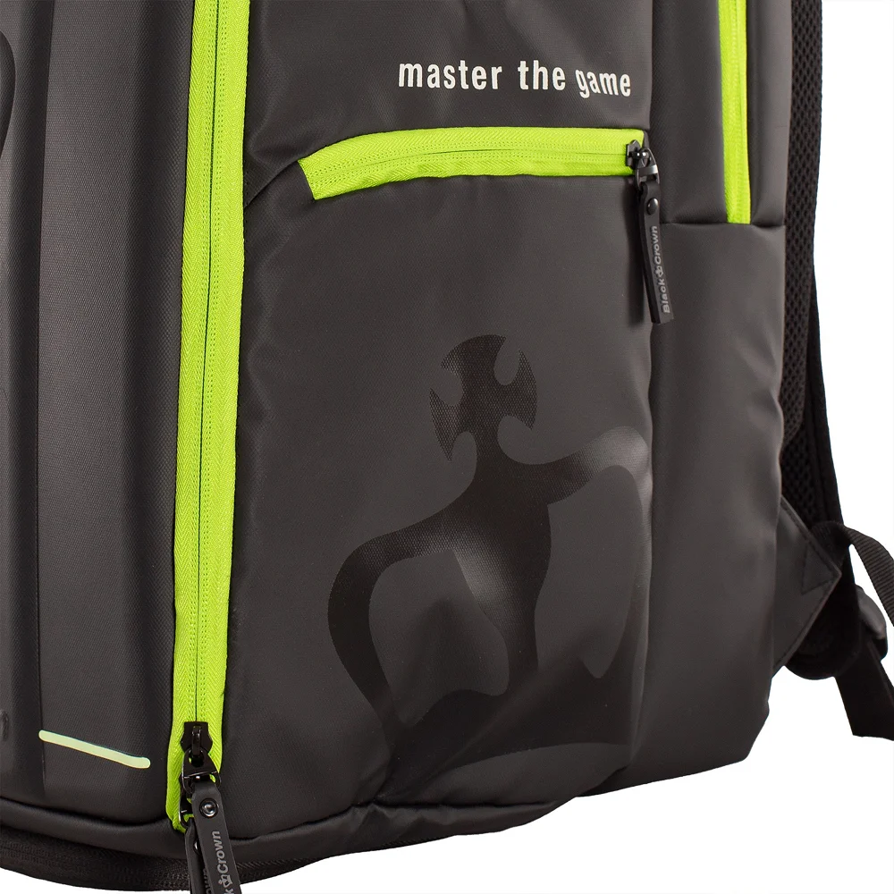 Black Crown Backpack Magic Black Yellow — stylish and comfortable padel backpack - image 3