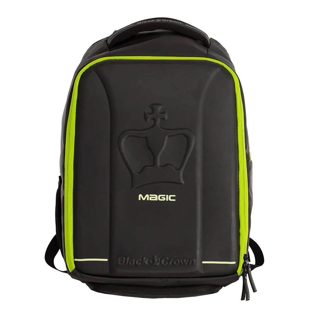 Black Crown Backpack Magic Black Yellow — stylish and comfortable padel backpack - image 1