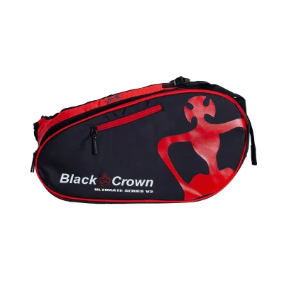 Black Crown Padel Bag Ultimate Series V2 Black Red