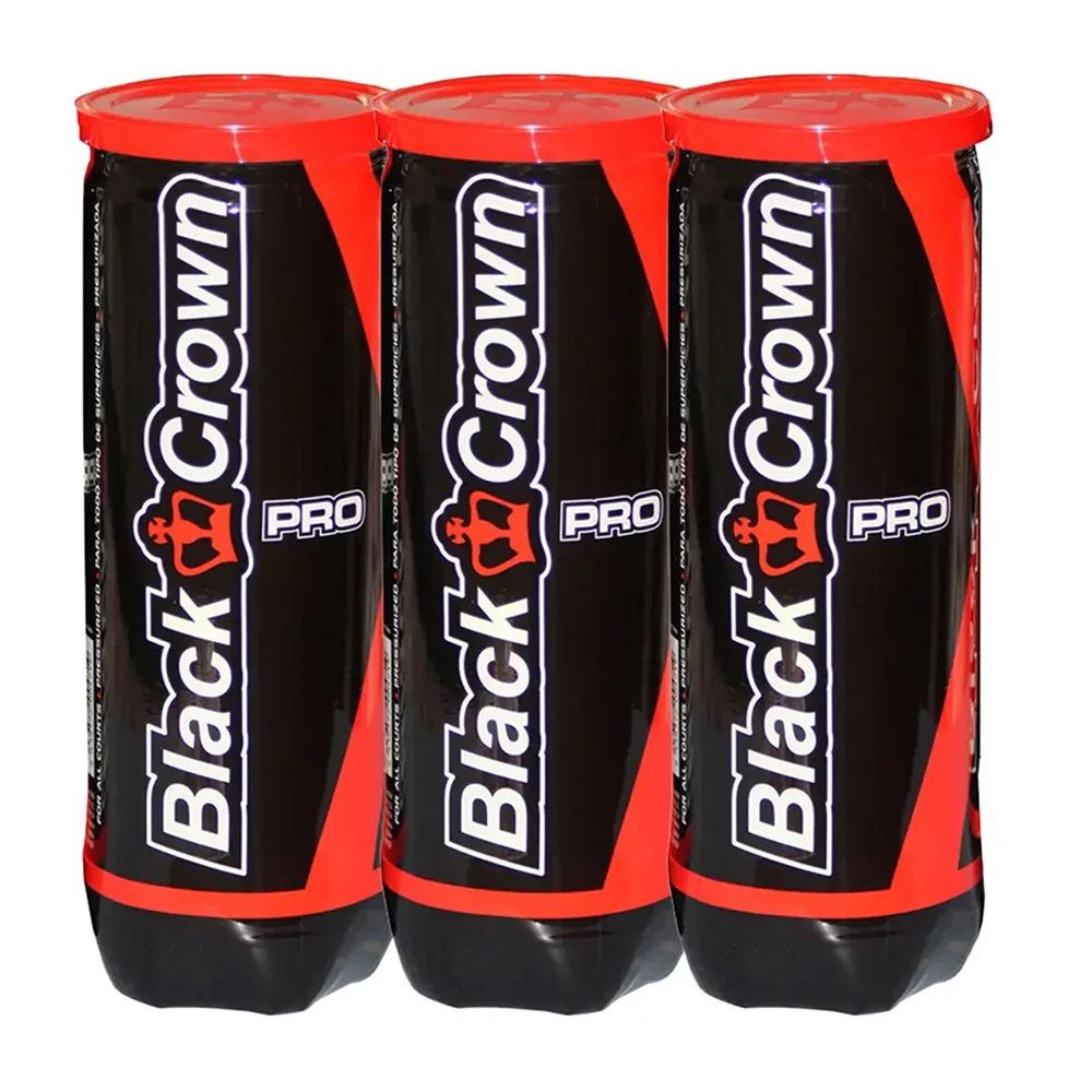 Bolas de Padel Black Crown PRO – 3 Unidades | Alto Rendimento - imagem 1