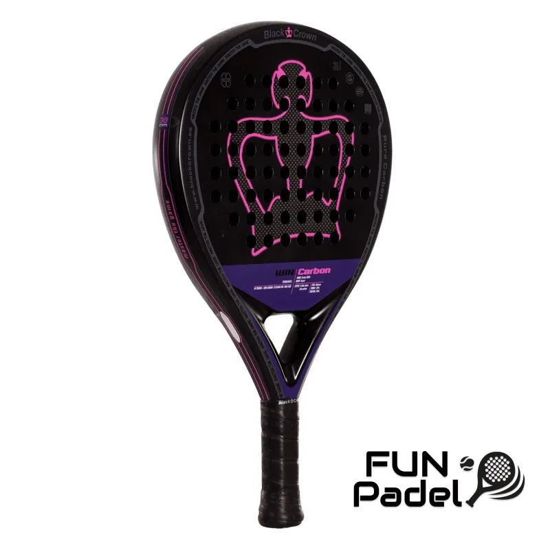 Black Crown Win Carbon 2025 - Carbon racket for professional play - image 2