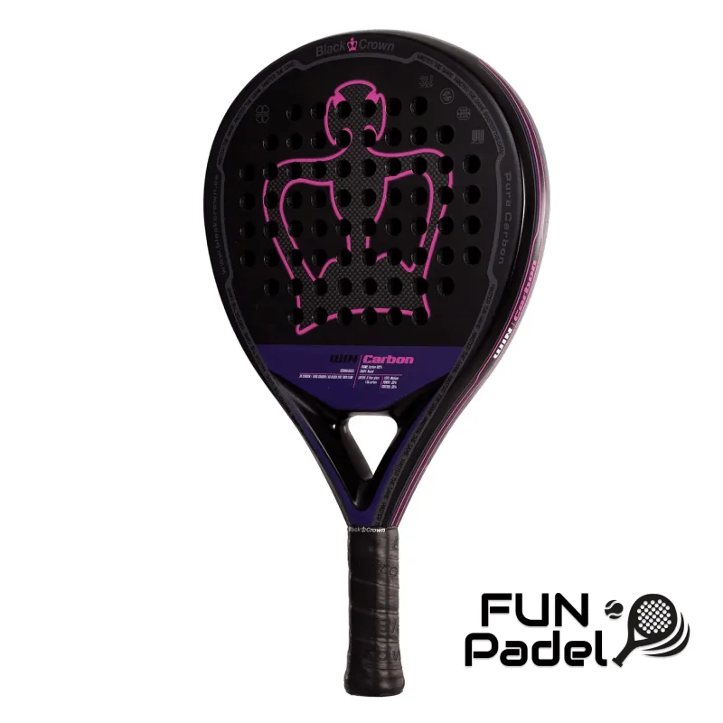 Black Crown Win Carbon 2025 - Carbon racket for professional play - image 3