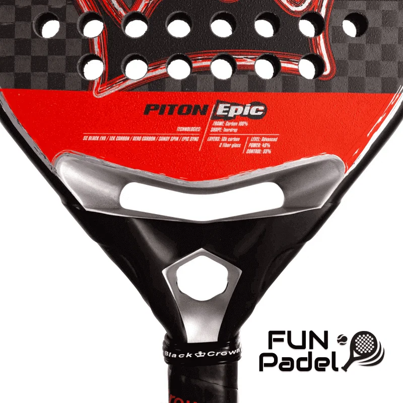 Black Crown Piton Epic 2025 - Raquete profissional de padel com tecnologias inovadoras - imagem 3