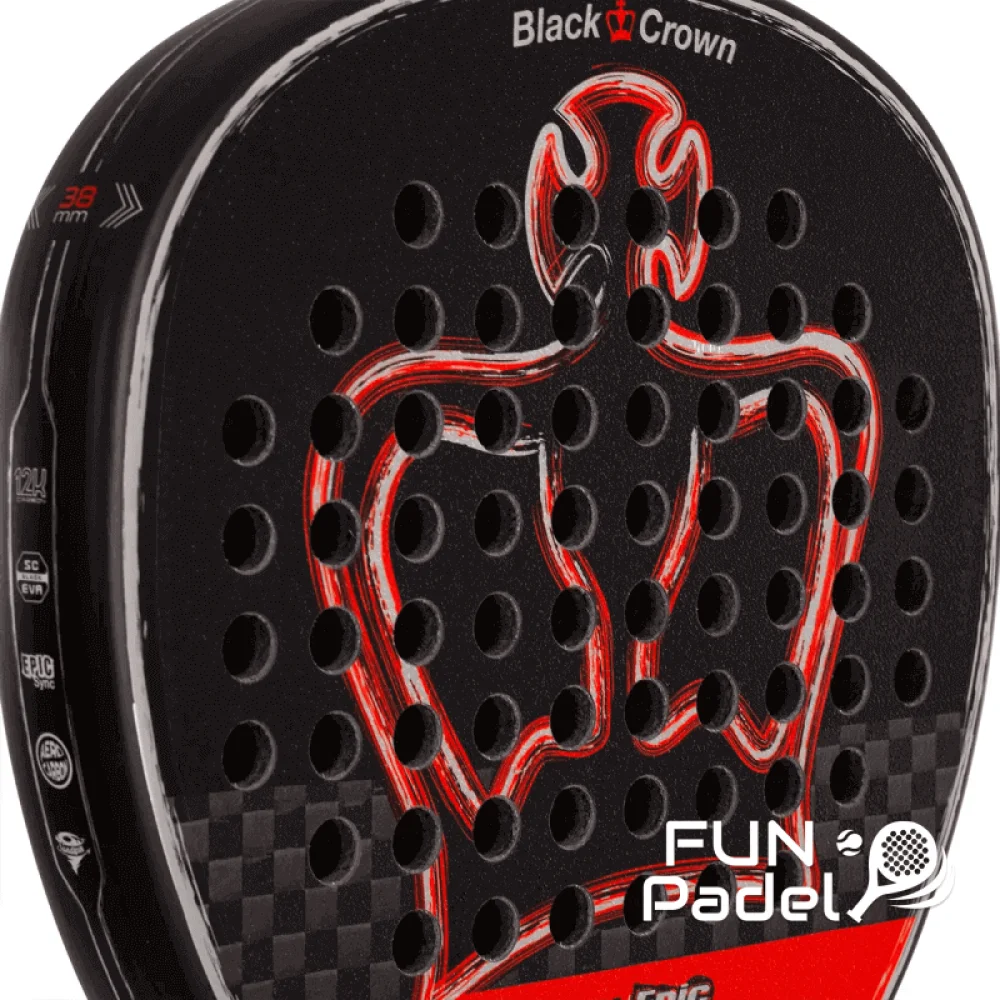 Black Crown Piton Epic 2025 - Raquete profissional de padel com tecnologias inovadoras - imagem 4