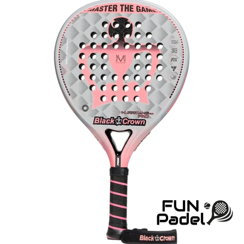 Black Crown Hurricane 2.0 2023 – Raquete Profissional de Padel por Marta Marrero - imagem 1
