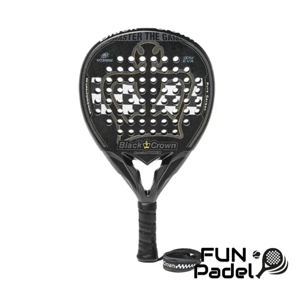 Black Crown Special Power – Advanced Teardrop Padel Racket with Balanced Control and Power - image 1