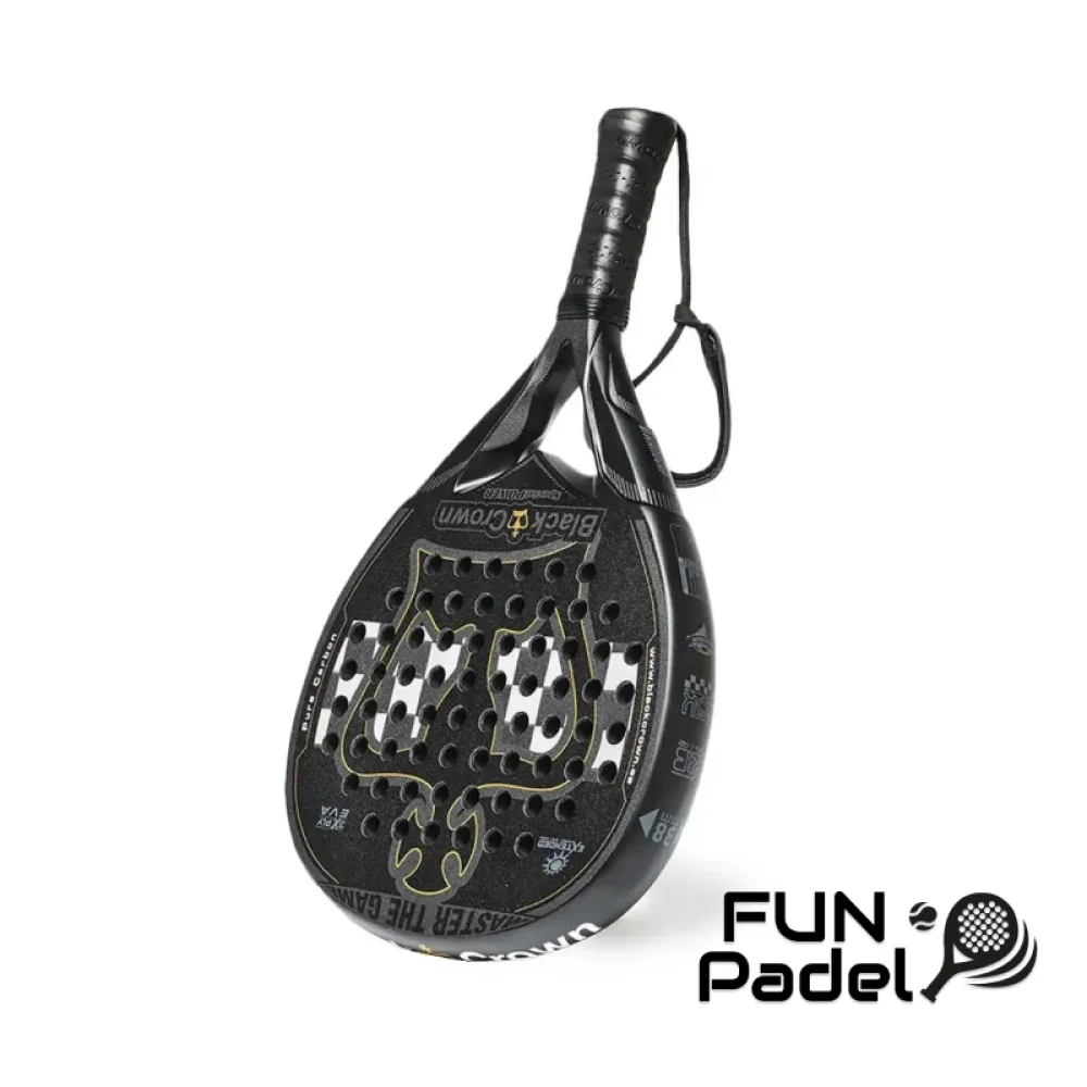 Black Crown Special Power – Advanced Teardrop Padel Racket with Balanced Control and Power - image 2