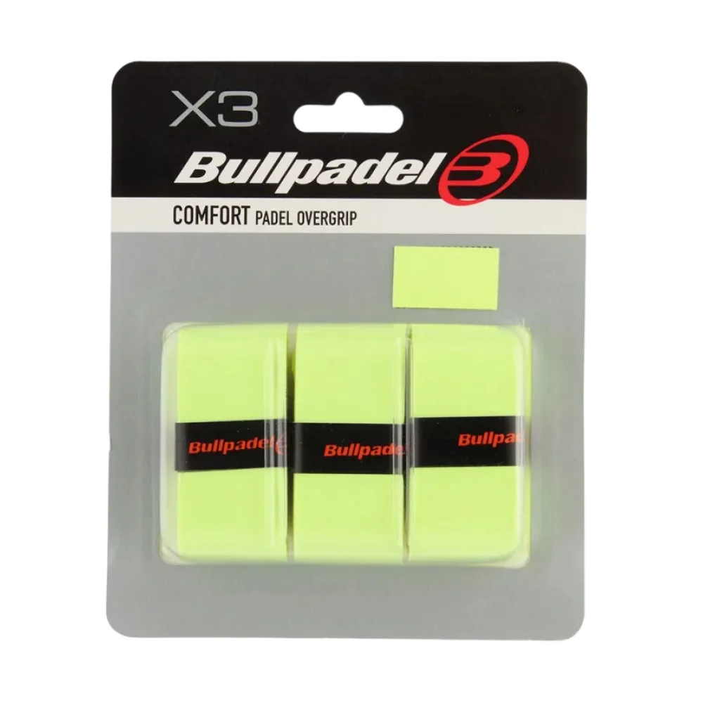 Neon Yellow Bullpadel Overgrips 3 Units GB-1200 - image 1