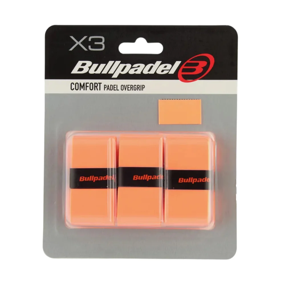 Orange Bullpadel Overgrips 3 Units GB-1200 - image 1
