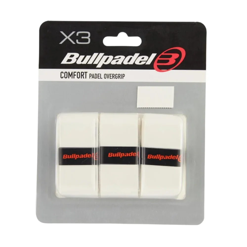 White Bullpadel Overgrips 3 Units GB-1200 - image 1