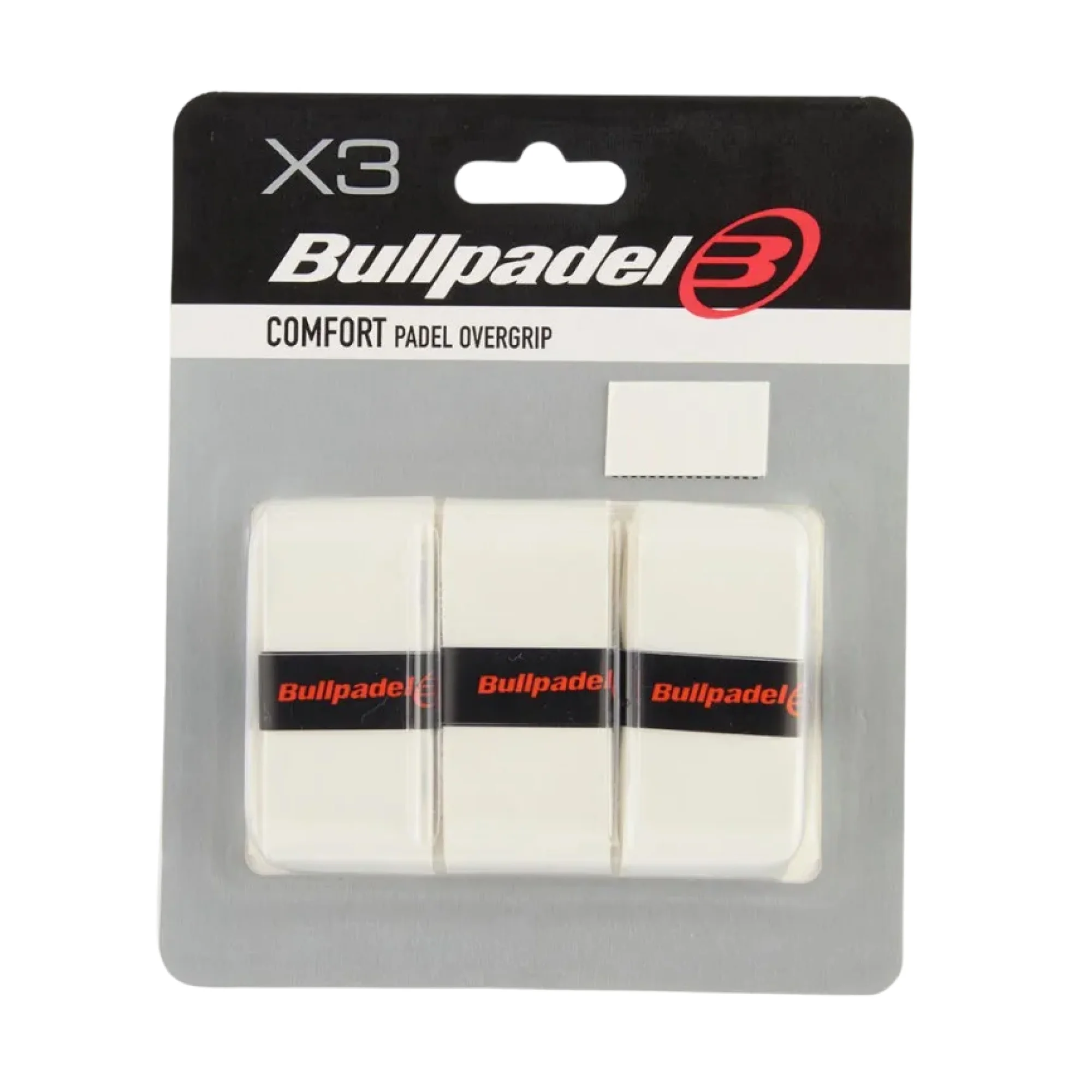 White Bullpadel Overgrips 3 Units GB-1200 - image 1